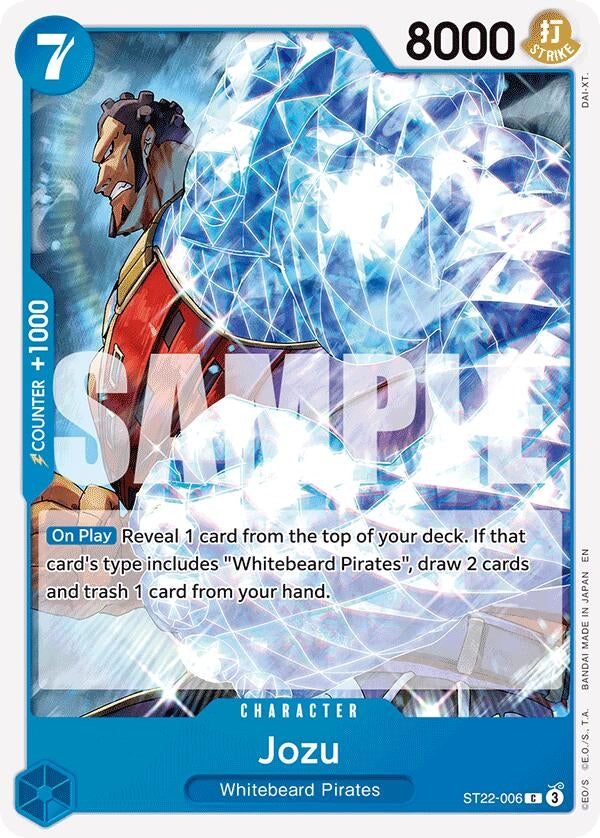 Image for Jozu (ST22-006) (Starter Deck 22: Ace & Newgate) (ST-22) - One Piece Card Game