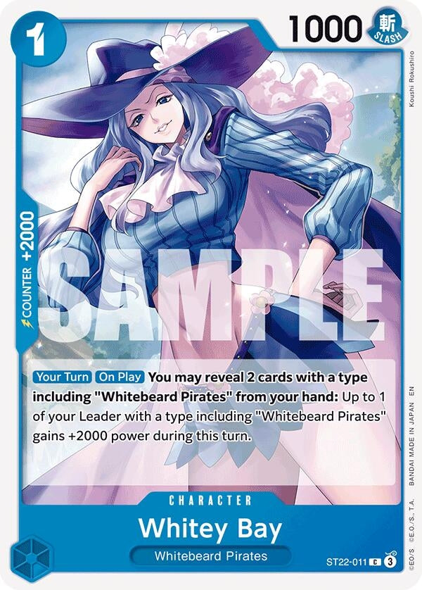 Image for Whitey Bay (ST22-011) (Starter Deck 22: Ace & Newgate) (ST-22) - One Piece Card Game