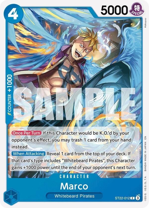 Image for Marco (ST22-012) (Starter Deck 22: Ace & Newgate) (ST-22) - One Piece Card Game