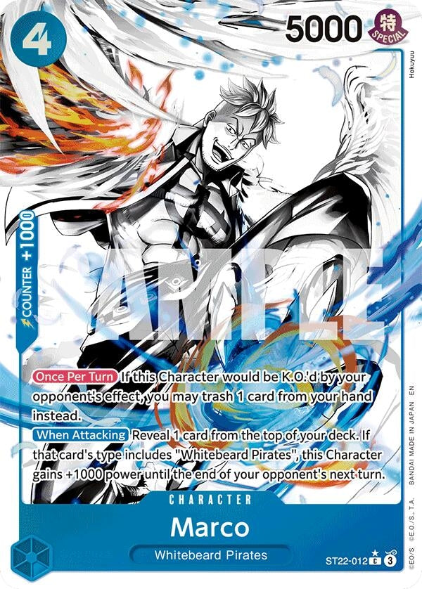 Image for Marco (Parallel) (ST22-012) (Starter Deck 22: Ace & Newgate) (ST-22) - One Piece Card Game