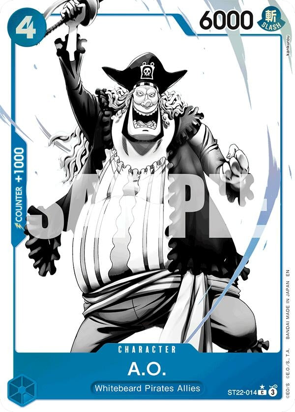 Image for A.O. (Parallel) (ST22-014) (Starter Deck 22: Ace & Newgate) (ST-22) - One Piece Card Game