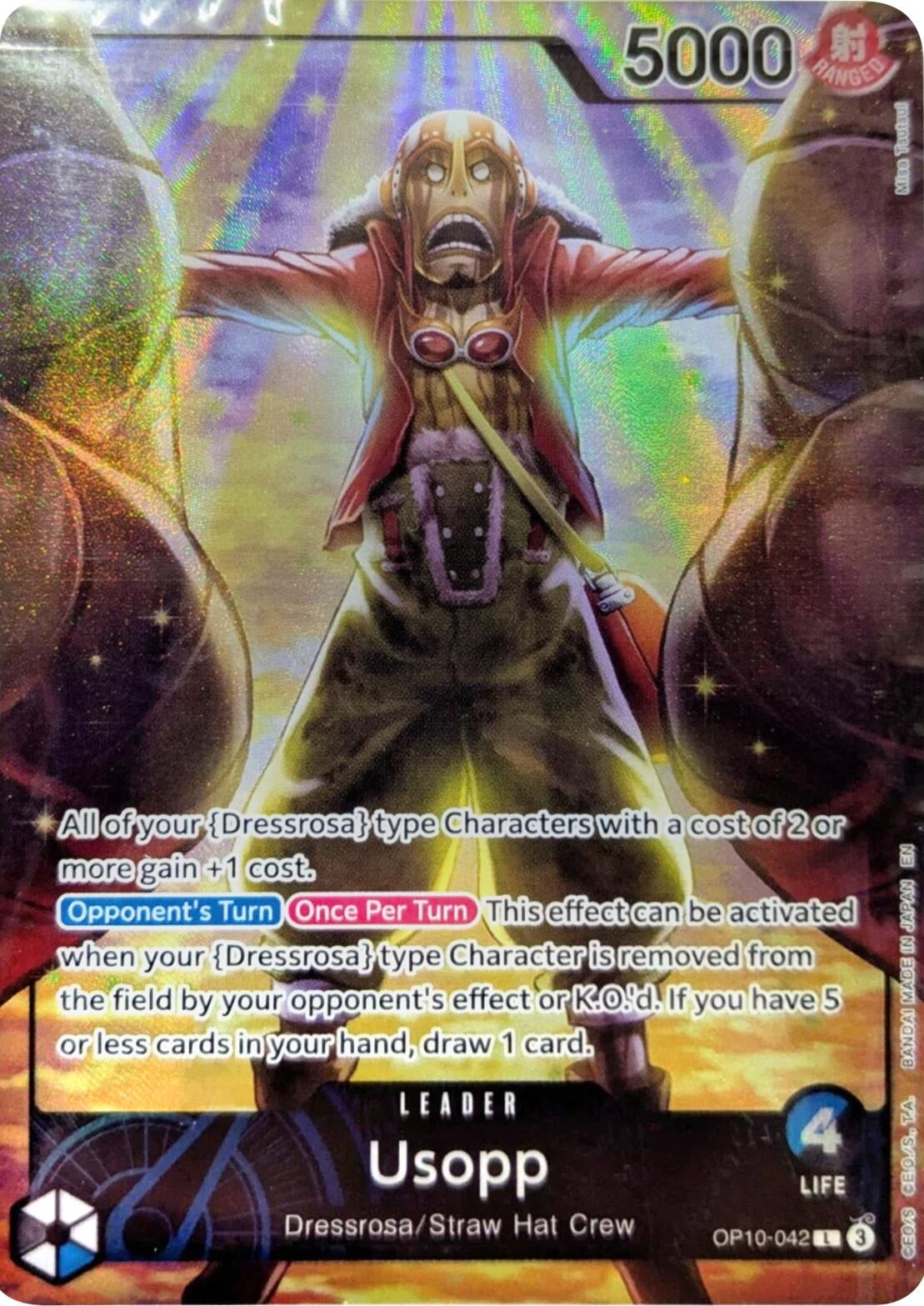 Image for Usopp (Official Playmat -Limited Edition Vol. 3-) (OP10-042) (One Piece Promotion Cards) (OP-PR) - One Piece Card Game