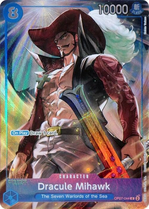 Image for Dracule Mihawk (Seven Warlords of the Sea Binder Set) (OP07-044) (One Piece Promotion Cards) (OP-PR) - One Piece Card Game