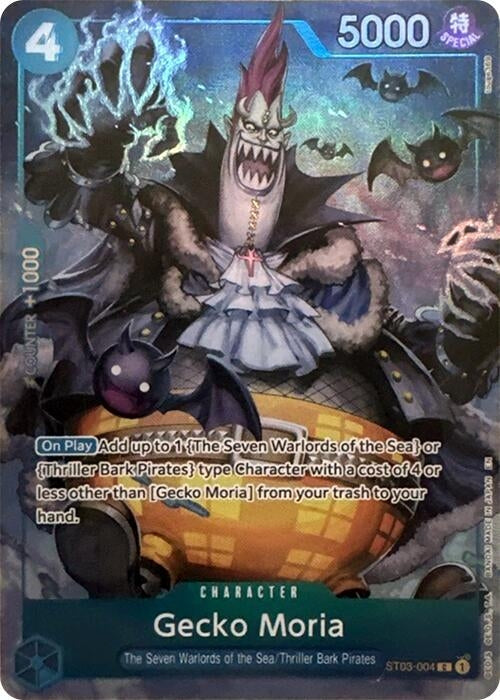 Image for Gecko Moria (Seven Warlords of the Sea Binder Set) (ST03-004) (One Piece Promotion Cards) (OP-PR) - One Piece Card Game