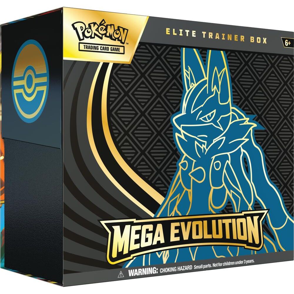 POKÉMON TCG Mega Evolution: Mega Evolution ME01 Elite Trainer Box [Mega Lucario] - PokeBox USA