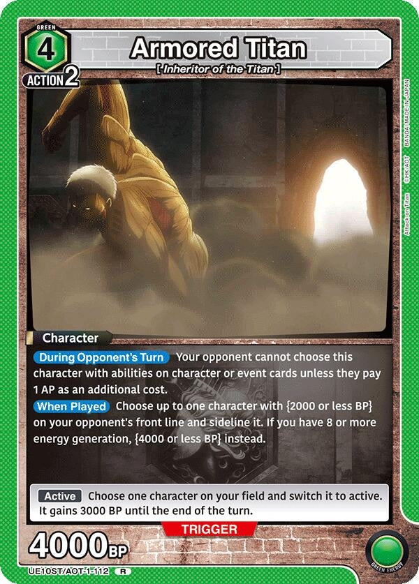 Image for Armored Titan (UE10ST/AOT-1-112) (UE10ST: Attack on Titan Starter Deck) (UE10ST) - Union Arena