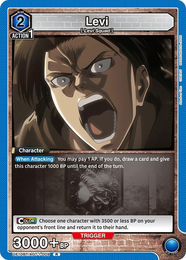 Image for Levi (009) (UE10BT/AOT-1-009) (UE10BT: Attack on Titan) (UE10BT) - Union Arena