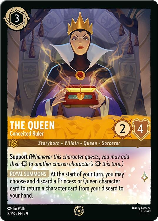 Image for The Queen - Conceited Ruler (3) (Disney Lorcana Promo Cards) (DLPC) - Disney Lorcana