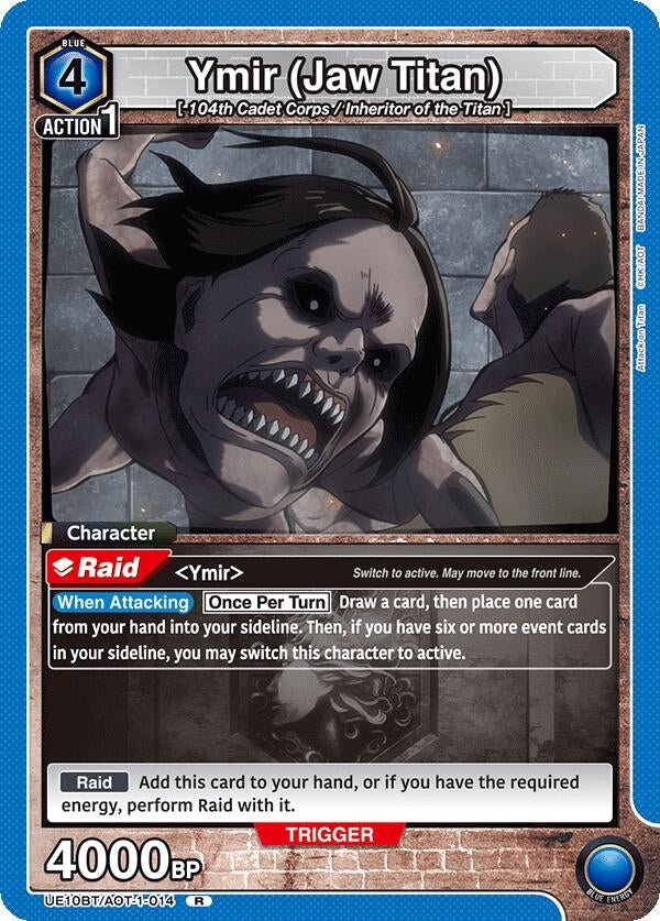 Image for Ymir (Jaw Titan) (UE10BT/AOT-1-014) (UE10BT: Attack on Titan) (UE10BT) - Union Arena