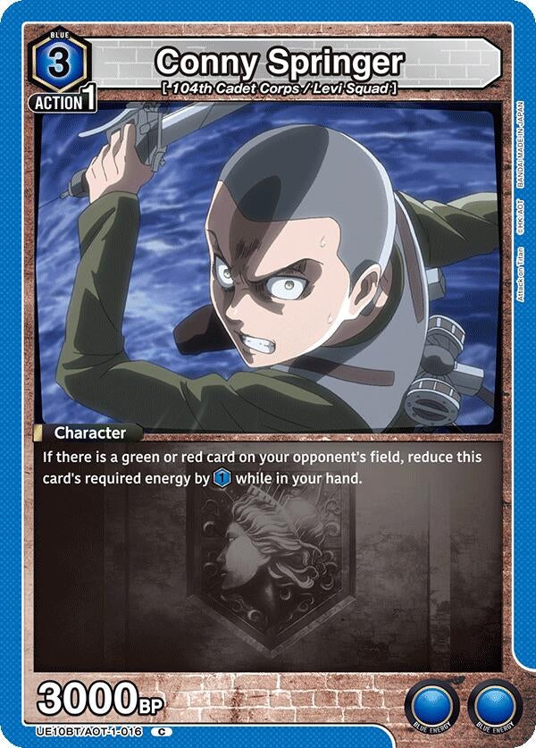 Image for Conny Springer (016) (UE10BT/AOT-1-016) (UE10BT: Attack on Titan) (UE10BT) - Union Arena