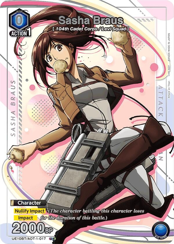Image for Sasha Braus (017) (U*) (UE10BT/AOT-1-017) (UE10BT: Attack on Titan) (UE10BT) - Union Arena
