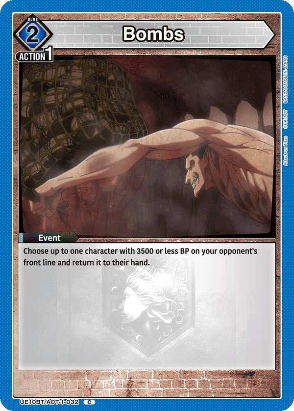 Image for Bombs (UE10BT/AOT-1-032) (UE10BT: Attack on Titan) (UE10BT) - Union Arena