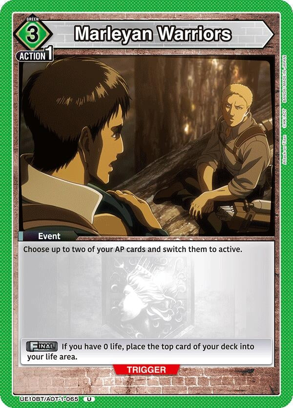Image for Marleyan Warriors (UE10BT/AOT-1-065) (UE10BT: Attack on Titan) (UE10BT) - Union Arena