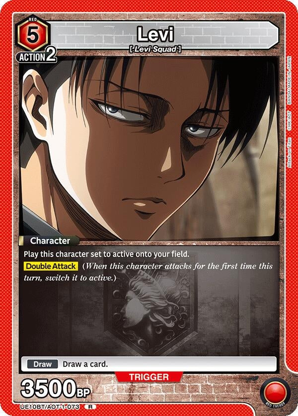 Image for Levi (073) (UE10BT/AOT-1-073) (UE10BT: Attack on Titan) (UE10BT) - Union Arena