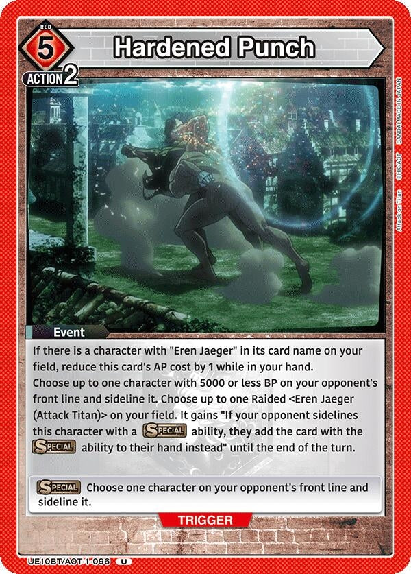 Image for Hardened Punch (UE10BT/AOT-1-096) (UE10BT: Attack on Titan) (UE10BT) - Union Arena
