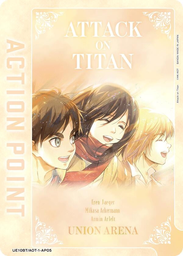 Image for Action Point Card (AP05) (UE10BT/AOT-1-AP05) (UE10BT: Attack on Titan) (UE10BT) - Union Arena