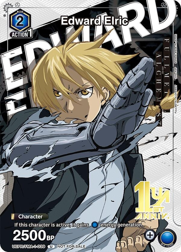 Image for Edward Elric (039) (UEPR/FMA-1-039) (Union Arena Promotion Cards) (UEPR) - Union Arena