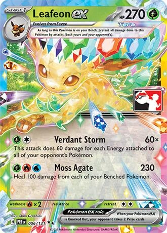 Image for Leafeon ex (006/131) (Prize Pack Series Cards) - Pokemon