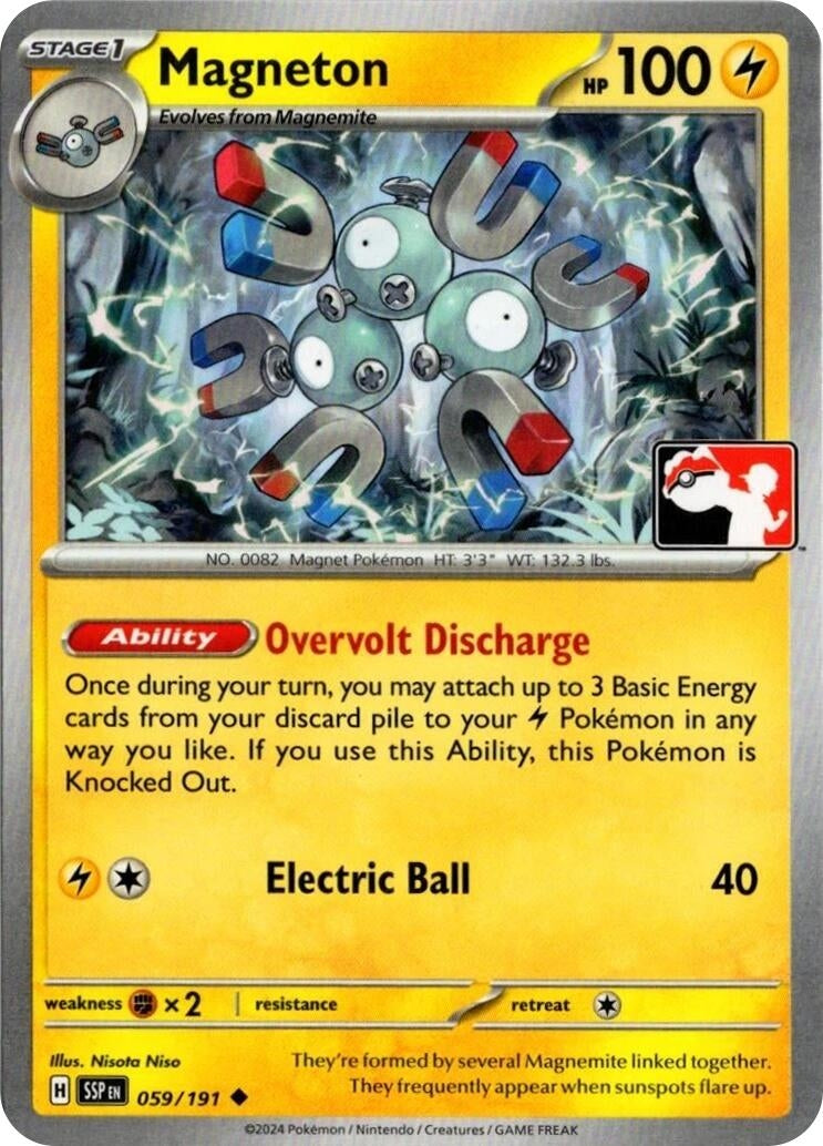 Image for Magneton (059/191) (Prize Pack Series Cards) - Pokemon