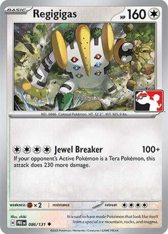 Image for Regigigas (086/131) (Prize Pack Series Cards) - Pokemon