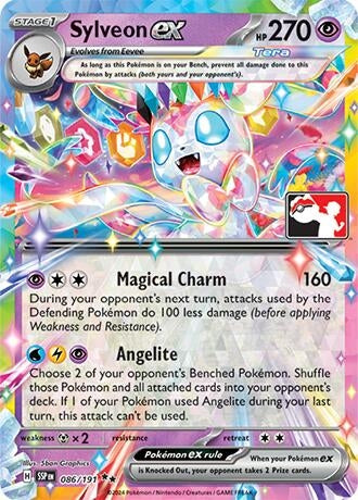 Image for Sylveon ex (086/191) (Prize Pack Series Cards) - Pokemon