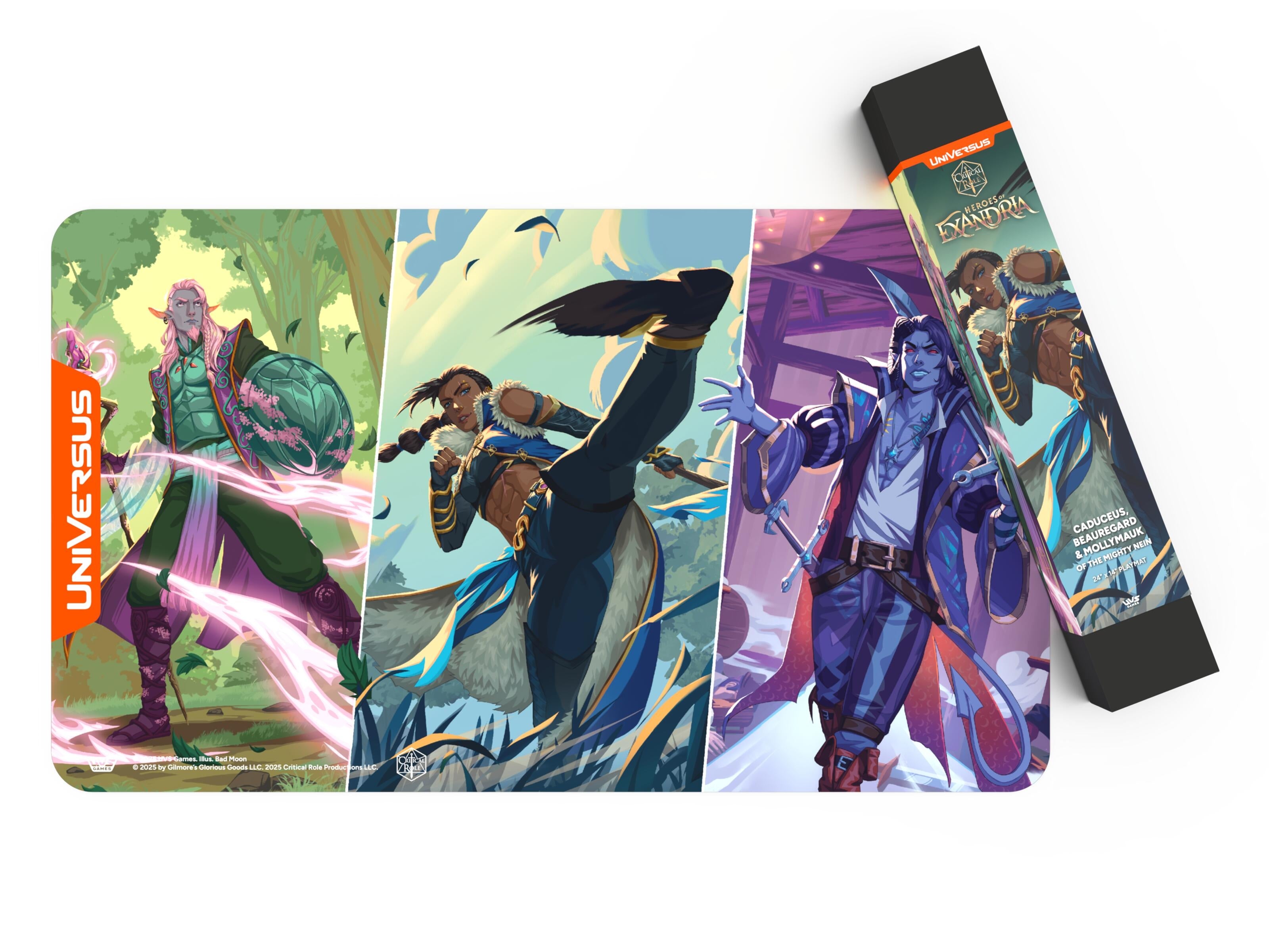 Image for Critical Role: Heroes of Exandria - Caduceus, Beauregard, and Mollymauk - Playmats