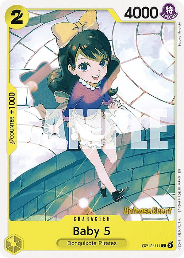 Image for Baby 5 (111) (OP12-111) (Legacy of the Master Release Event Cards) (OP12 RE) - One Piece Card Game