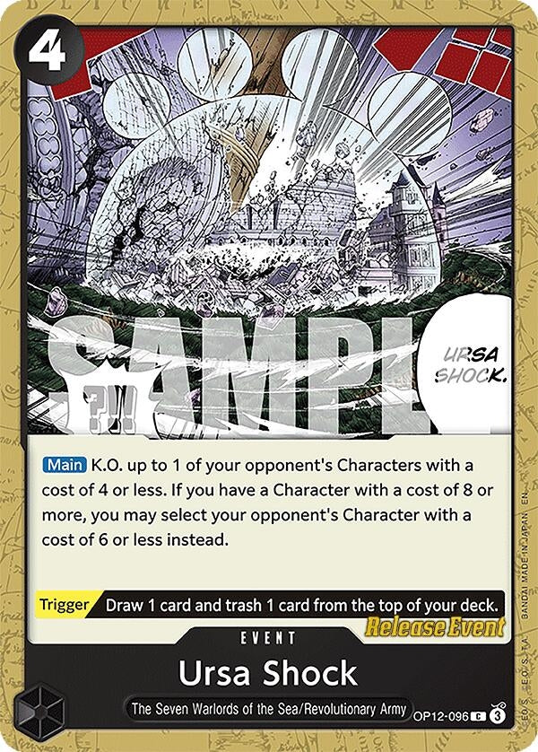 Image for Ursa Shock (OP12-096) (Legacy of the Master Release Event Cards) (OP12 RE) - One Piece Card Game