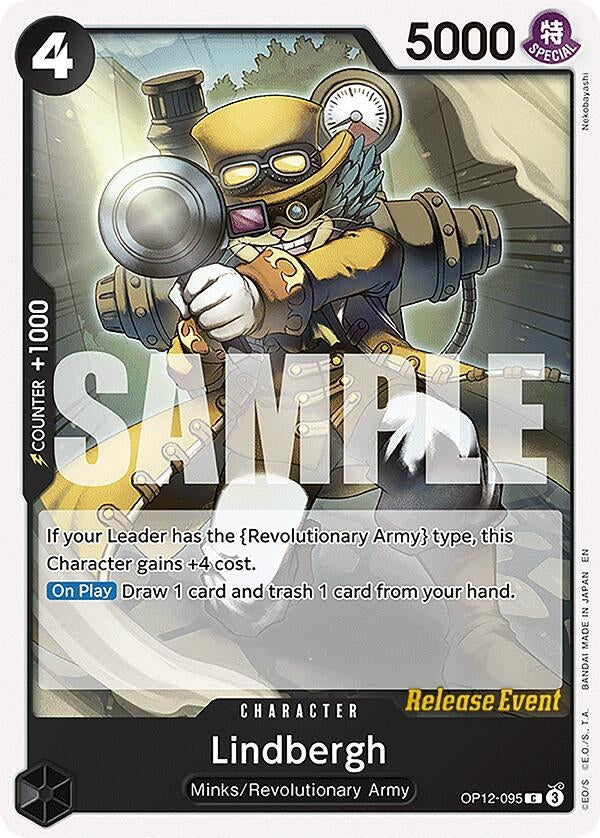 Image for Lindbergh (OP12-095) (Legacy of the Master Release Event Cards) (OP12 RE) - One Piece Card Game