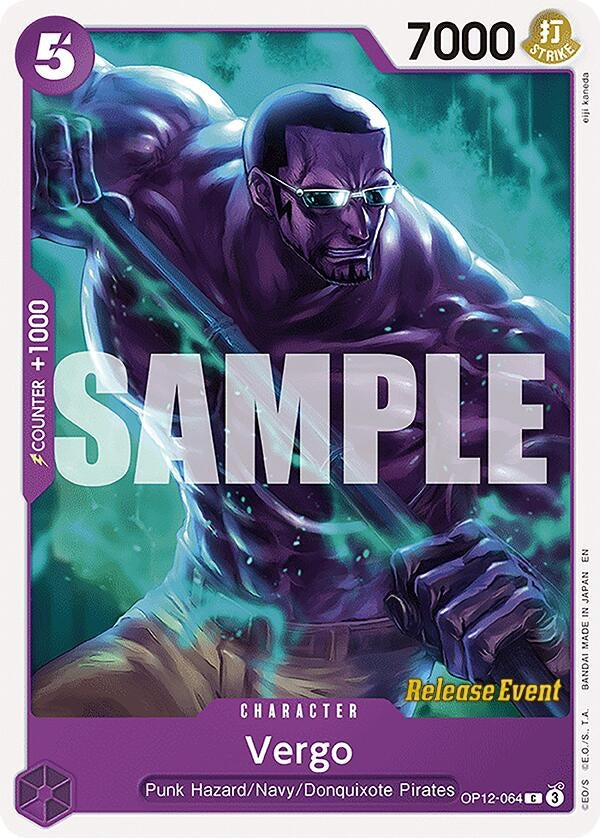 Image for Vergo (OP12-064) (Legacy of the Master Release Event Cards) (OP12 RE) - One Piece Card Game