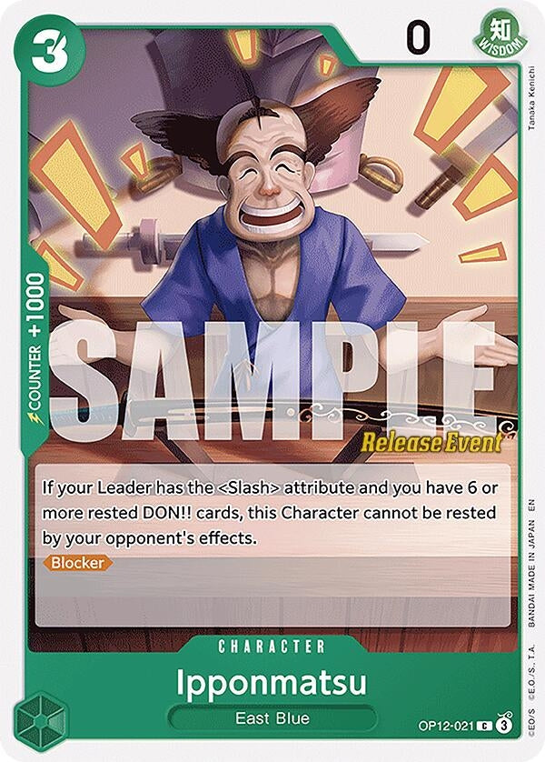 Image for Ipponmatsu (OP12-021) (Legacy of the Master Release Event Cards) (OP12 RE) - One Piece Card Game
