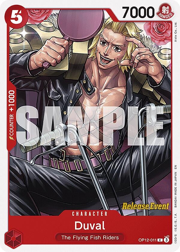 Image for Duval (OP12-011) (Legacy of the Master Release Event Cards) (OP12 RE) - One Piece Card Game