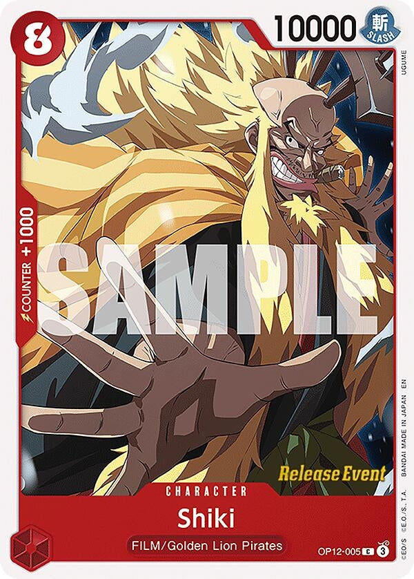 Image for Shiki (OP12-005) (Legacy of the Master Release Event Cards) (OP12 RE) - One Piece Card Game