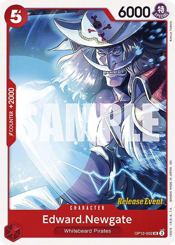 Image for Edward.Newgate (OP12-002) (Legacy of the Master Release Event Cards) (OP12 RE) - One Piece Card Game
