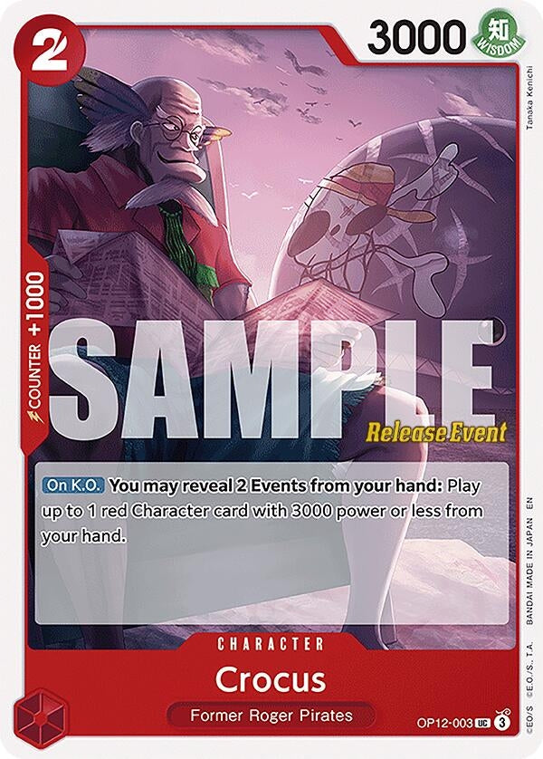 Image for Crocus (OP12-003) (Legacy of the Master Release Event Cards) (OP12 RE) - One Piece Card Game