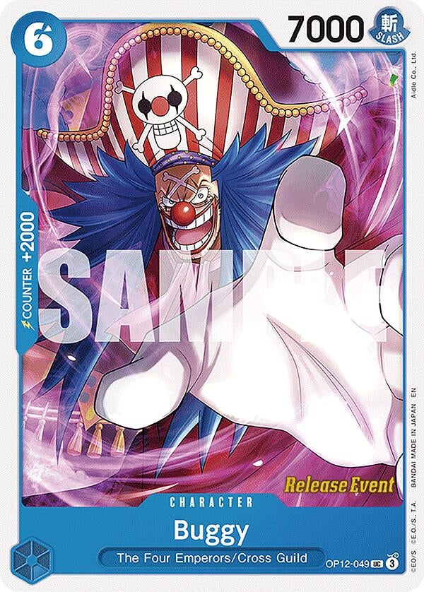 Image for Buggy (049) (OP12-049) (Legacy of the Master Release Event Cards) (OP12 RE) - One Piece Card Game