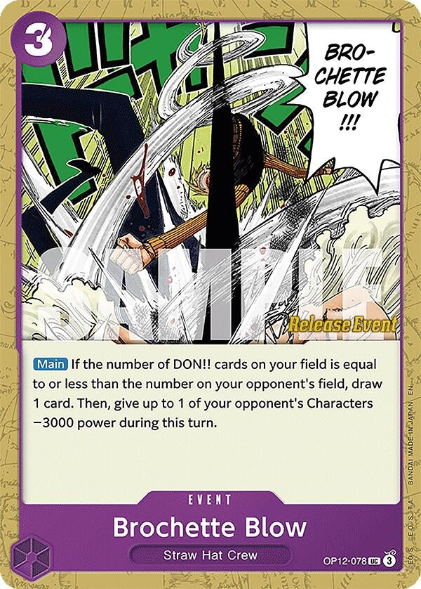 Image for Brochette Blow (OP12-078) (Legacy of the Master Release Event Cards) (OP12 RE) - One Piece Card Game