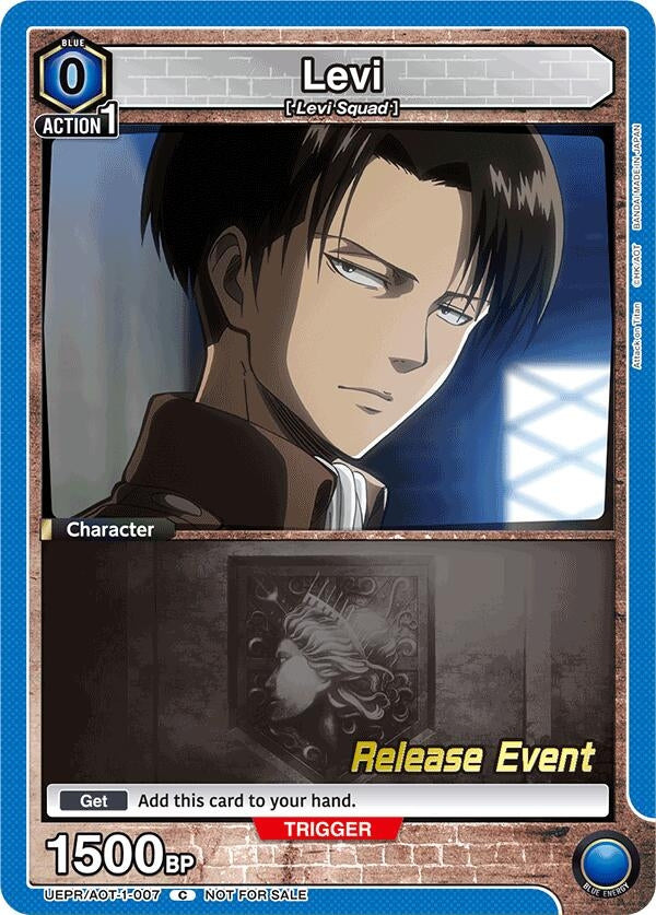 Image for Levi (007) (UEPR/AOT-1-007) (UE10BT: Attack on Titan Release Event Cards) (UE10BT_RE) - Union Arena