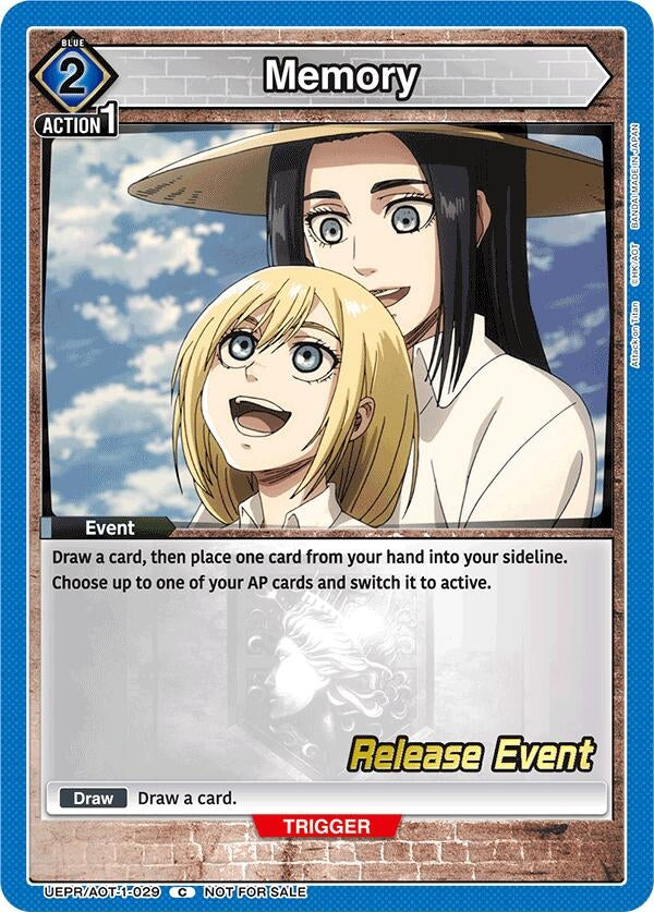 Image for Memory (UEPR/AOT-1-029) (UE10BT: Attack on Titan Release Event Cards) (UE10BT_RE) - Union Arena