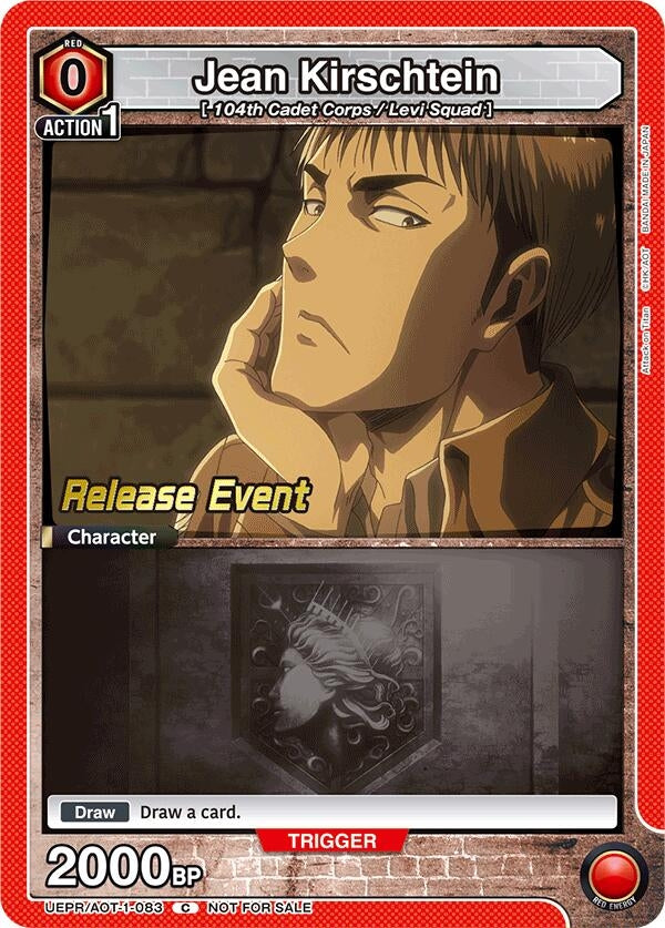Image for Jean Kirschtein (083) (UEPR/AOT-1-083) (UE10BT: Attack on Titan Release Event Cards) (UE10BT_RE) - Union Arena