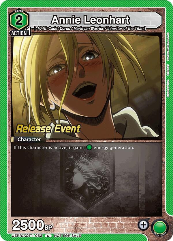 Image for Annie Leonhart (052) (UEPR/AOT-1-052) (UE10BT: Attack on Titan Release Event Cards) (UE10BT_RE) - Union Arena