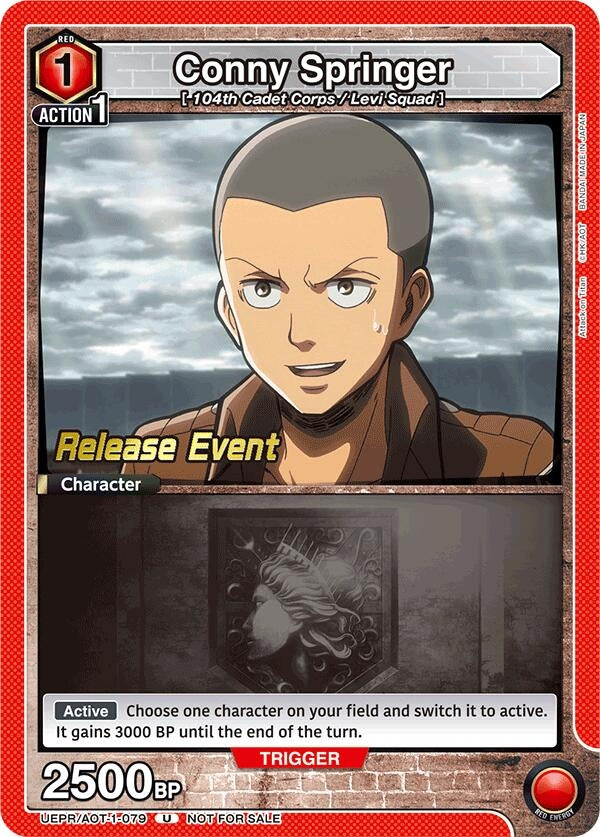 Image for Conny Springer (079) (UEPR/AOT-1-079) (UE10BT: Attack on Titan Release Event Cards) (UE10BT_RE) - Union Arena