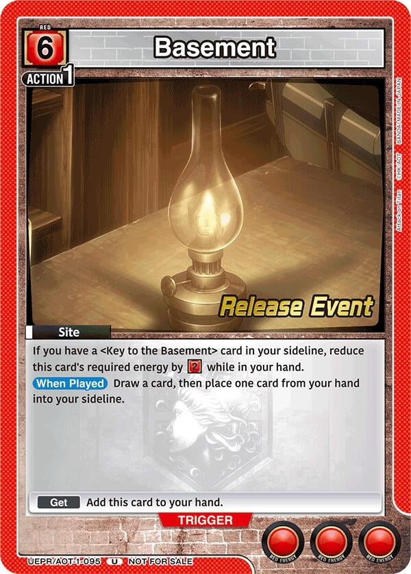 Image for Basement (UEPR/AOT-1-095) (UE10BT: Attack on Titan Release Event Cards) (UE10BT_RE) - Union Arena