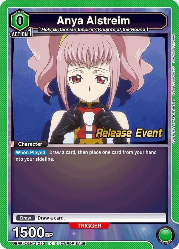Image for Anya Alstreim (053) (UEPR/CGH-2-053) (UEX03BT: CODE GEASS: Lelouch of the Rebellion Vol.2 Release Event Cards) (UEX03BT_RE) - Union Arena