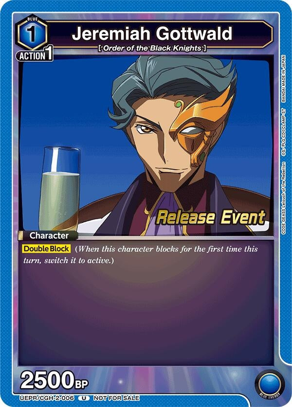 Image for Jeremiah Gottwald (UEPR/CGH-2-006) (UEX03BT: CODE GEASS: Lelouch of the Rebellion Vol.2 Release Event Cards) (UEX03BT_RE) - Union Arena