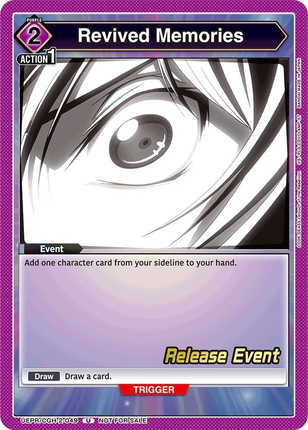 Image for Revived Memories (UEPR/CGH-2-049) (UEX03BT: CODE GEASS: Lelouch of the Rebellion Vol.2 Release Event Cards) (UEX03BT_RE) - Union Arena