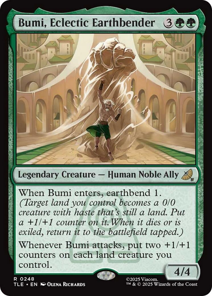 Bumi, Eclectic Earthbender (248) (Avatar: The Last Airbender: Eternal-Legal) - PokeBox USA