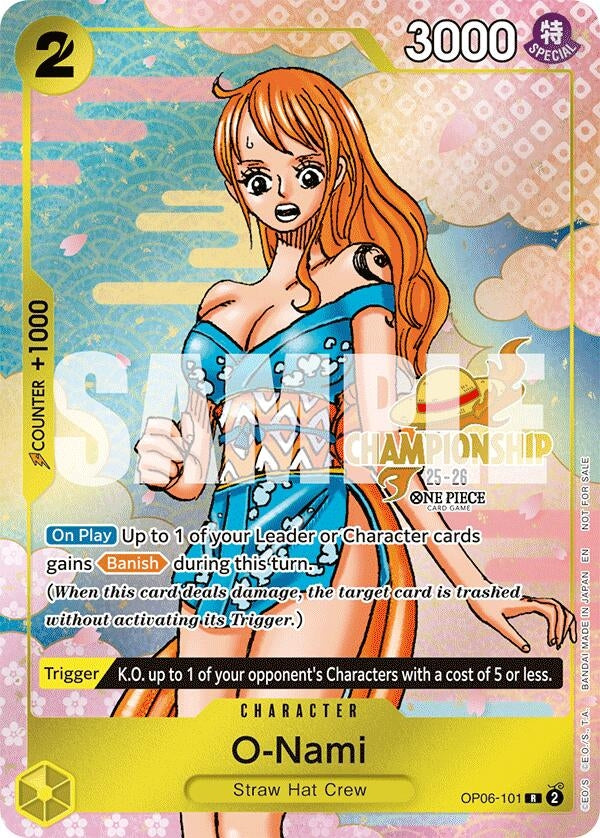 Image for O-Nami (CS 25-26 Event Pack) (OP06-101) (One Piece Promotion Cards) (OP-PR) - One Piece Card Game