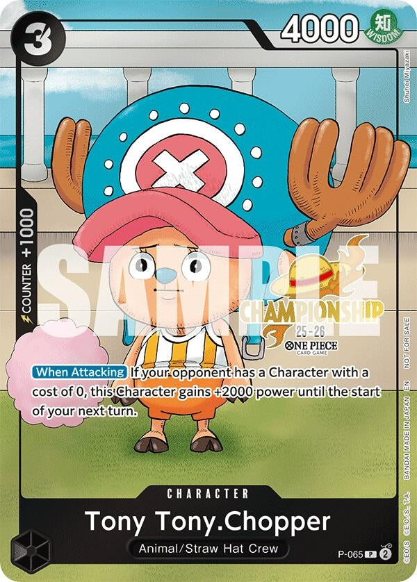 Image for Tony Tony.Chopper (CS 25-26 Event Pack) (P-065) (One Piece Promotion Cards) (OP-PR) - One Piece Card Game