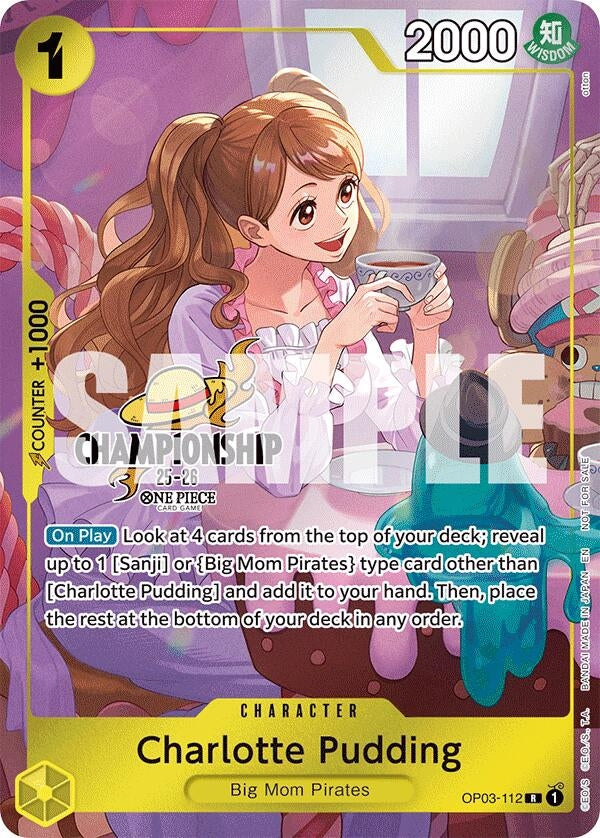 Image for Charlotte Pudding (112) (CS 25-26 Celebration Pack) (OP03-112) (One Piece Promotion Cards) (OP-PR) - One Piece Card Game